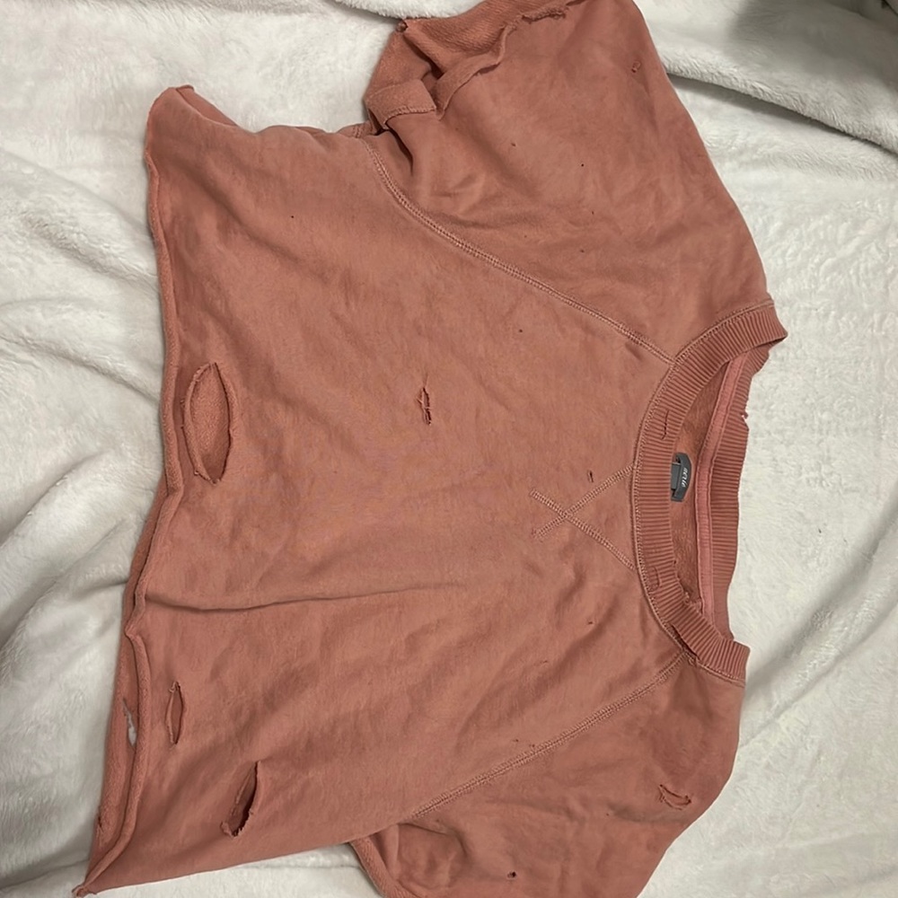 pink aerie crop top